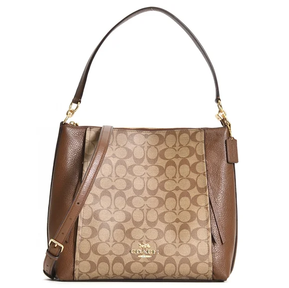 Coach F79993 Coach Marlon Hobo In Signature Canvas Marlon Hobo In